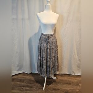 Aerie Elegant‎ Women's Leopard Print Boho Skirt Size S
